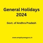 General Holidays 2024